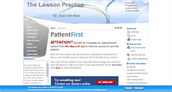 Desktop Screenshot of lawsonpractice.nhs.uk